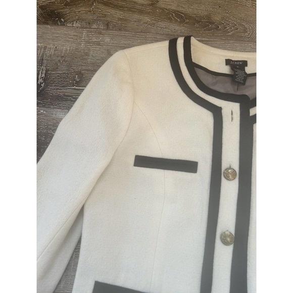 J Crew Fanfare Jacket In Felted Wool Women’s Size 6 - Picture 3 of 10